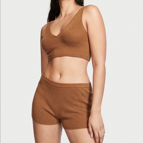 VS Cashmere Bralette and Panty Set - Picture 1 of 3